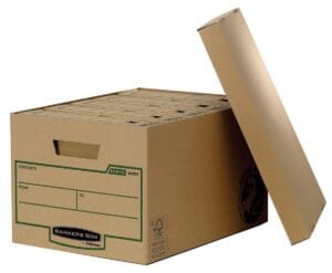 Bruine Bankers Box Earth Series archiefdoos large met rug van 32,5 cm