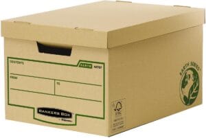 Bankers Box Earth Series opbergdoos large - rug 32,5 cm, bruin — productfoto 2