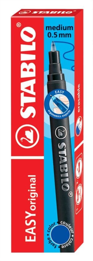 STABILO EASYoriginal rollervulling medium 0,5 mm - doosje van 3 stuks, blauw ā productfoto 2