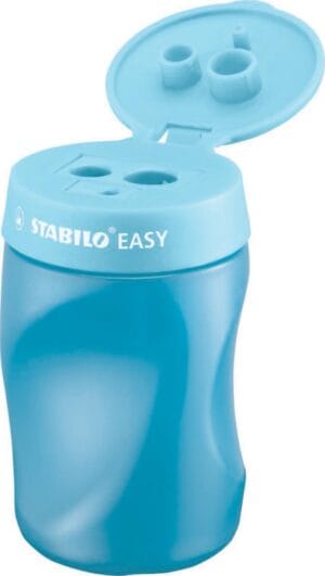 STABILO EASYsharpener potloodslijper 2 - 3 gaten, voor rechtshandigen, blauw ā productfoto 2