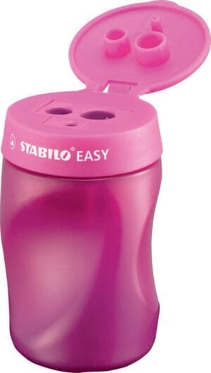 STABILO EASYsharpener potloodslijper, 2 gaats, voor rechtshandigen, roze — detail 2