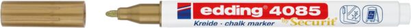 Edding Krijtmarker e-4085, ronde punt van 1 - 2 mm, goud - Afbeelding 2