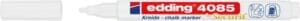 edding e-4085 krijtmarker - ronde punt 1 - 2 mm, wit — productfoto 2