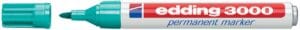 edding 3000 permanent marker in turkoois met ronde punt