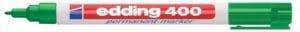 Groene edding 400 permanente marker met ronde punt en 1 mm schrijfbreedte