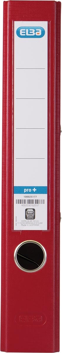 Elba ordner Smart Pro+ A4 - bordeaux, rug van 5 cm — productfoto 2
