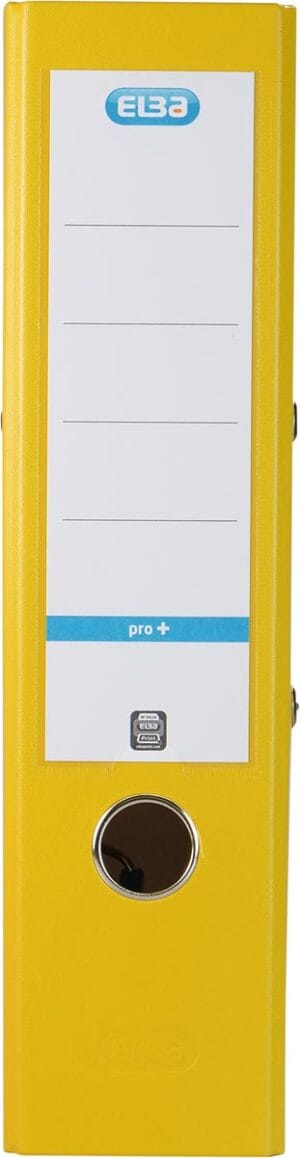 Elba ordner Smart Pro+ A4 - rug 8 cm, geel — productfoto 2