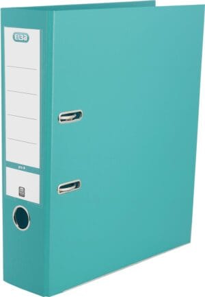 Elba ordner Smart Pro+, turkoois, rug van 8 cm — ordners uit kunststof