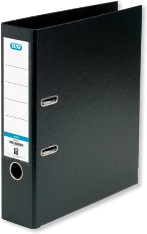 Zwarte Elba Smart Pro+ ordner A4 met rug van 8 cm en hefboommechanisme