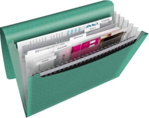 Esselte Colour'Breeze voorordner, 6 vakken, groen — detail 2