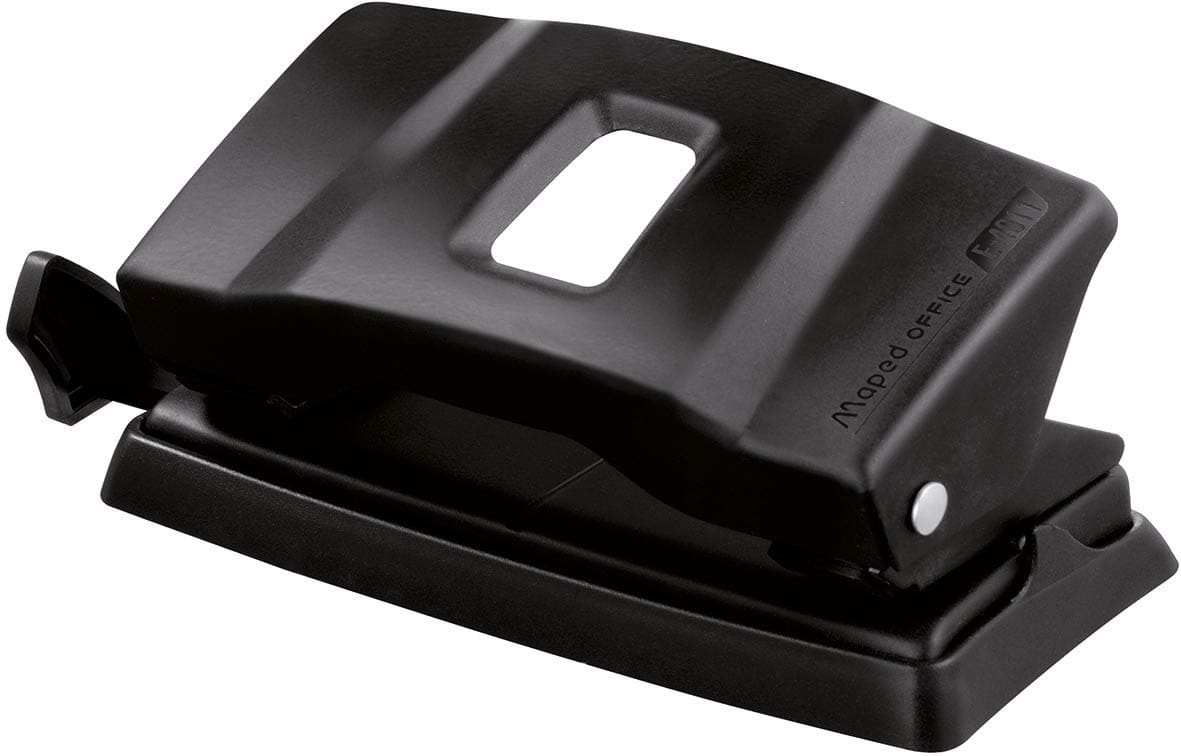 OFFICER PRODUCTS PRODUCTS 18052511-05 perforatie/tot 65 bladeren/mechanisme en behuizing van metaal/kunststofarm (ABS)/ kleur: zwart/antislip kunstkapje voor de vloer