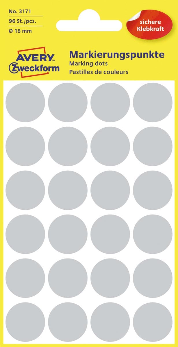 AVERY 150 Self-adhesive Labels, Round, Customizable, Printable, 51 Mm ...