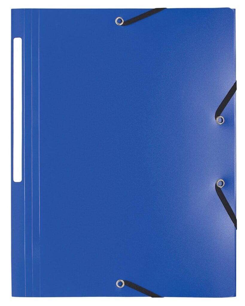 Exacompta 439907B Premium Impeller Folder, A4 , 22/100, Blue, Pack of