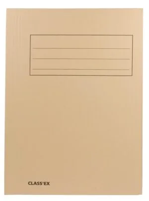 Class'ex dossiermap, 3 kleppen ft 23,7 x 34,7 cm (voor ft folio), gems