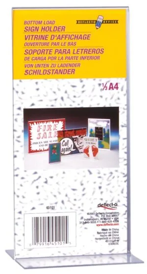 Deflecto Folderhouder ft 1/3 A4