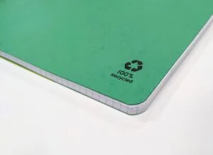 Groen Clairefontaine Forever spiraalschrift A4 met geruit papier en spiraalbinding
