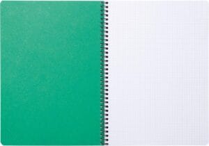Clairefontaine Forever spiraalschrift A4 - 90 g/m², geruit 5 mm, 120 bladzijden, groen ā productfoto 2