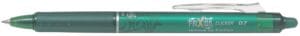 Pilot FriXion Ball Clicker roller in groen met gele click-indicator