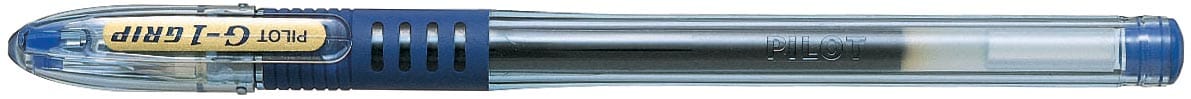 Pilot G1 Grip BLGP-G1-10 Broad Nib 1.0mm Gel Ink Rollerball Pen Blue - View #5