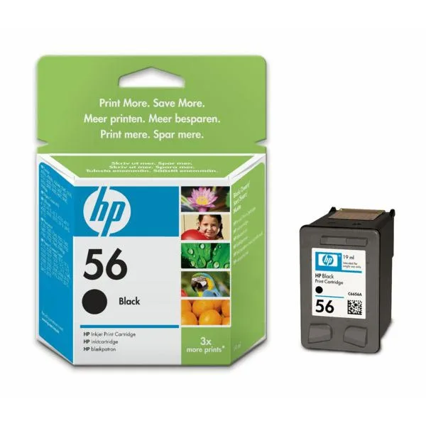 HP inktcartridge 56, 520 pagina's, OEM C6656AE, zwart - Afbeelding 2