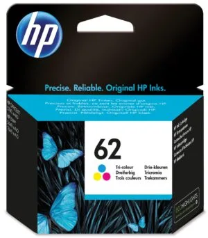 HP inktcartridge 62 met drie kleuren, artikelnummer C2P06AE