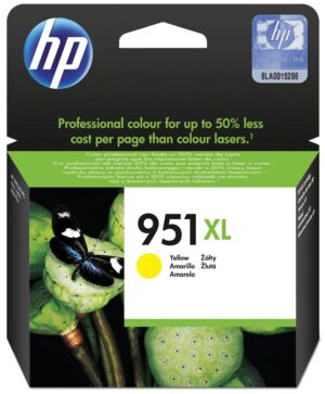 HP inktcartridge 951XL, 1.500 pagina's, OEM CN048AE, geel
