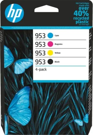 HP inktcartridge 953, 630-900 pagina's, OEM 6ZC69AE, 4 kleuren
