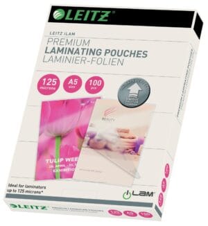 Pak Leitz Ilam lamineerhoezen A5 van 250 micron met 100 stuks