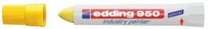 edding Industry Painter e-950 merkstift in geel met ronde punt