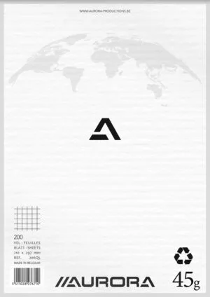 Kladblok ft A4, geruit 5 mm