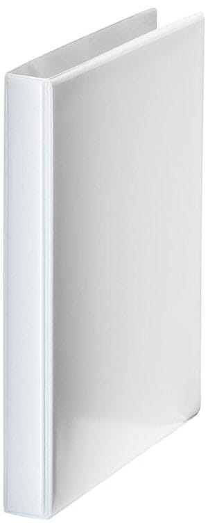 Witte Esselte personaliseerbare ringmap A4 met vier D-ringen van 30 mm