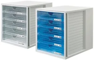 Han ladenblok Systembox met 5 gesloten laden, transparant — productfoto 2