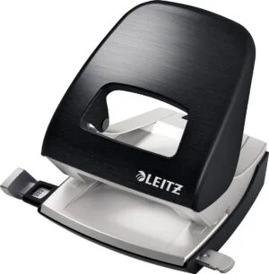 Leitz NeXXt Style perforator, 30 blad, zwart — 2-gaats perforators