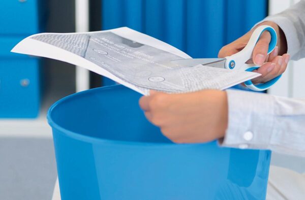 Leitz WOW schaar 20,5 cm, op blister, blauw - Afbeelding 2