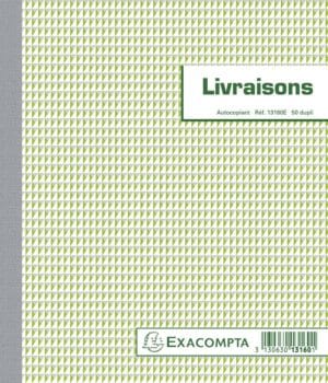 Exacompta leveringen, ft 21 x 18 cm, dupli (50 x 2 vel), Franstalig — bedrijfsformulier