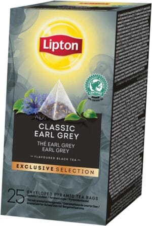Doos Lipton Exclusive Selection Earl Grey thee met 25 zakjes