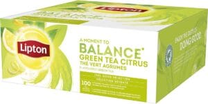 Doos Lipton Green Tea Citrus met 100 theezakjes groene thee