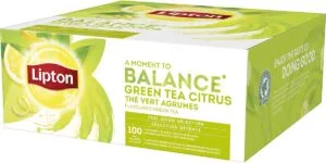 Doos Lipton Green Tea Citrus met 100 theezakjes groene thee