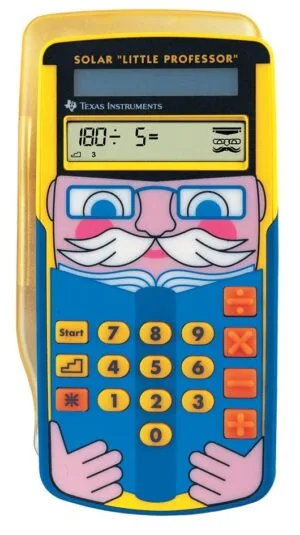 Texas rekentrainer Little Professor — wetenschappelijke rekenmachines