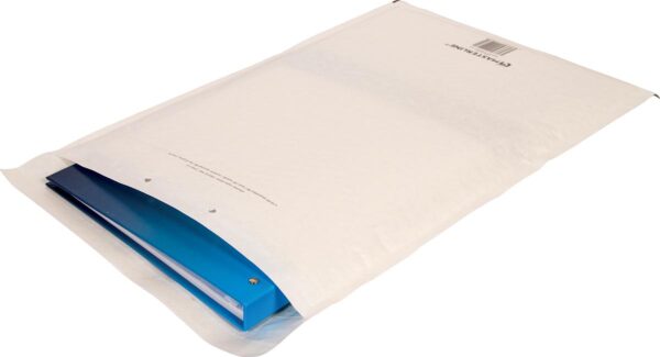 Cleverpack luchtkussenenveloppen, ft 300 x 445 mm, met stripsluiting, wit, pak van 10 stuks - Afbeelding 2