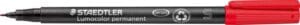 Staedtler Lumocolor 313 OHP-marker - permanent, 0,4 mm, rood — productfoto 2