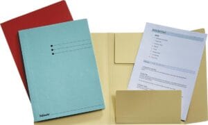Esselte dossiermap A4 in geassorteerde kleuren, karton 275 g/m²