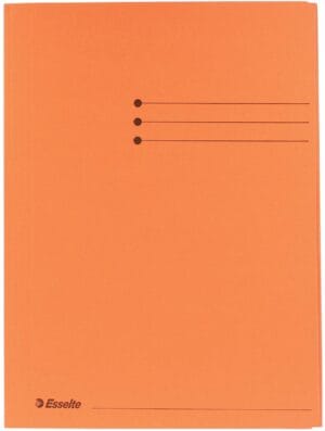 Esselte dossiermap oranje, ft A4 — dossiermappen uit karton