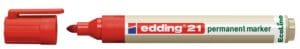 Edding permanent marker Ecoline e-21 rood — permanent markers