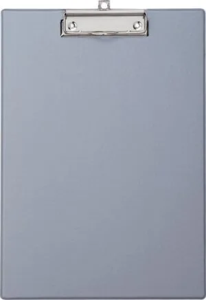MAUL klemplaat pvc A4 staand zilver