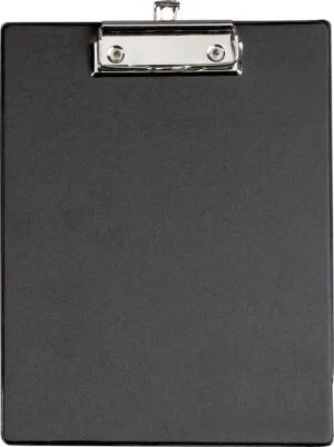 MAUL klemplaat pvc A5 staand zwart