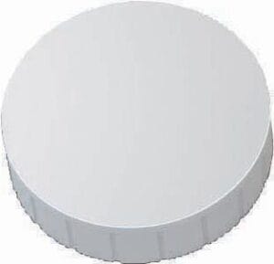 Witte Maul magneet Solid van 38 mm met kunststof behuizing, doos van 10 stuks