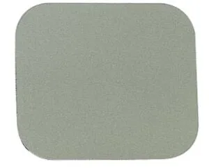 Grijze Fellowes muismat van 23 bij 19 cm met rubberen antislip onderzijde