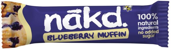 Nakd Blueberry Muffin, reep van 35 gr, pak van 18 stuks