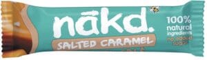 Nakd Salted Caramel reep - 35 g, pak van 18 stuks — productfoto 2